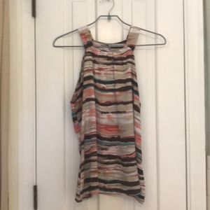 Violet & Claire Silky Watercolor Blouse